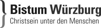 Logo Bistum Würzburg dunkel